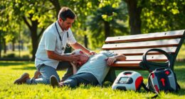 handle senior medical emergencies