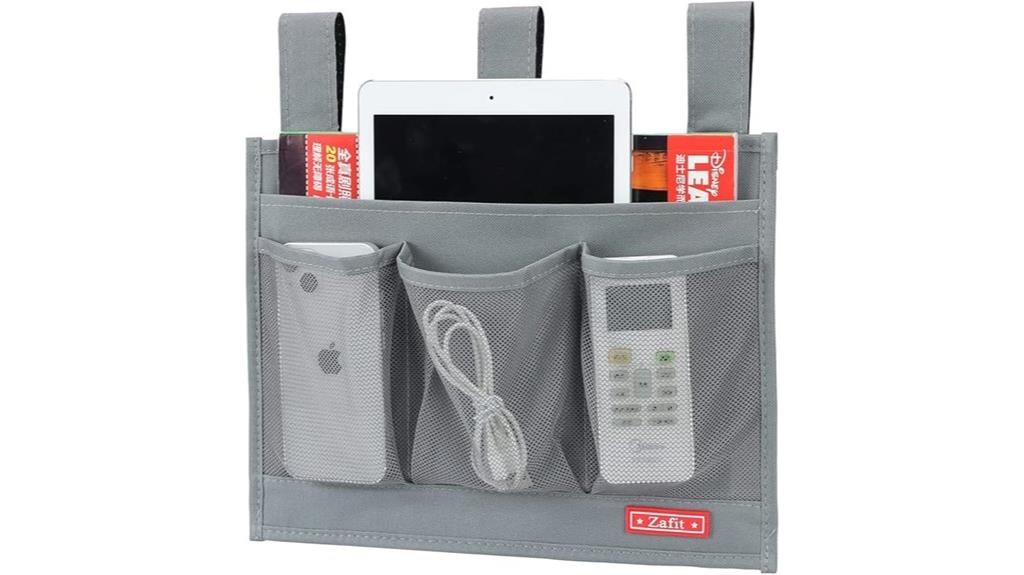 hanging bedside storage organizer
