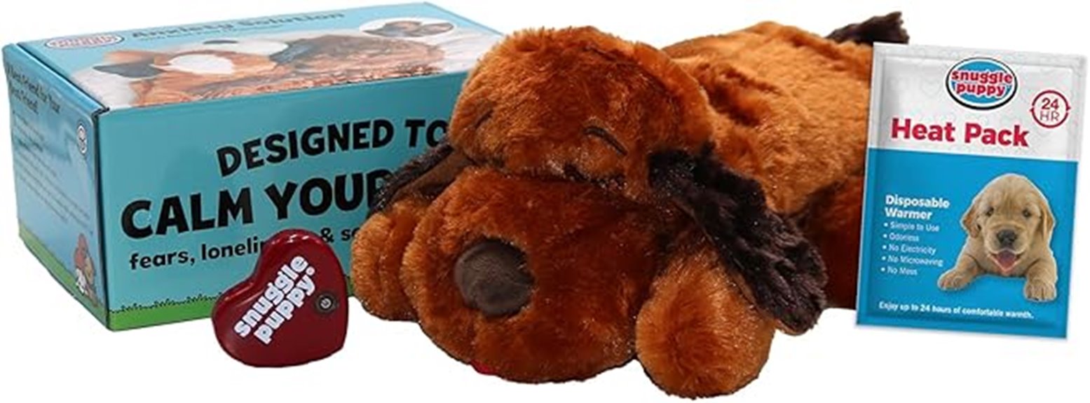 heartbeat stuffed dog toy