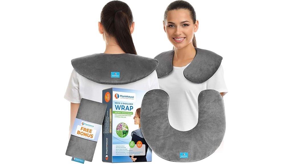 heated aromatherapy neck wrap