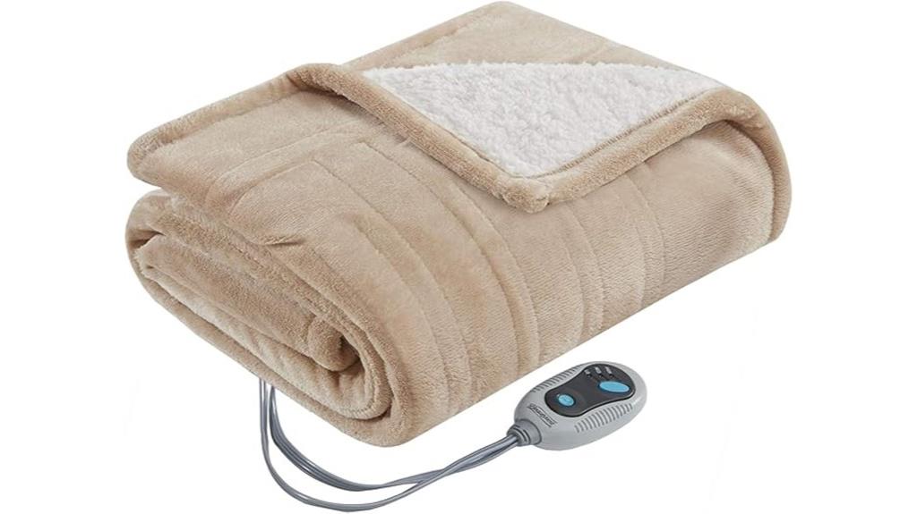 heated throw blanket features