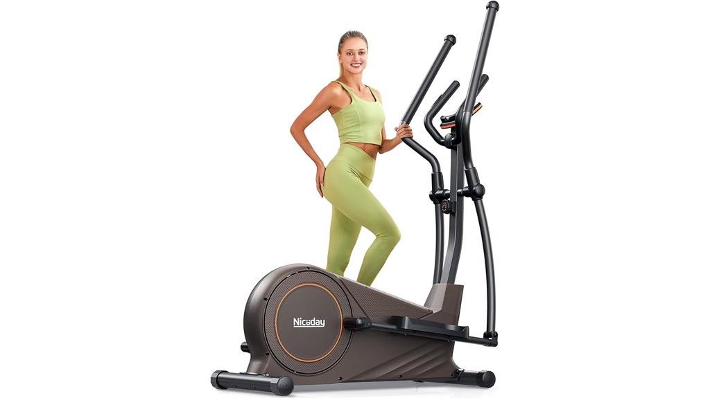 heavy duty elliptical with adjustable resistance