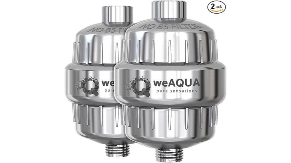 heavy duty family shower filter