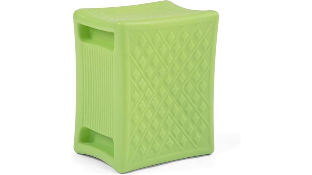 heavy duty green garden seat