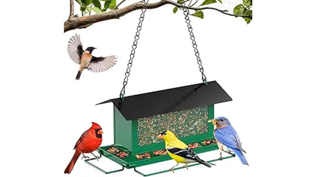 heavy duty outdoor bird feeder