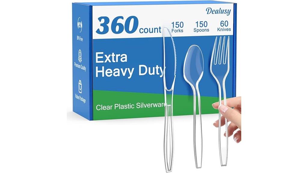 heavy duty plastic silverware
