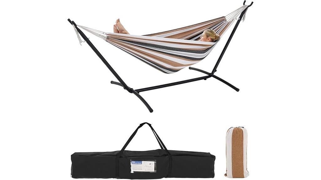 heavy duty steel hammock stand