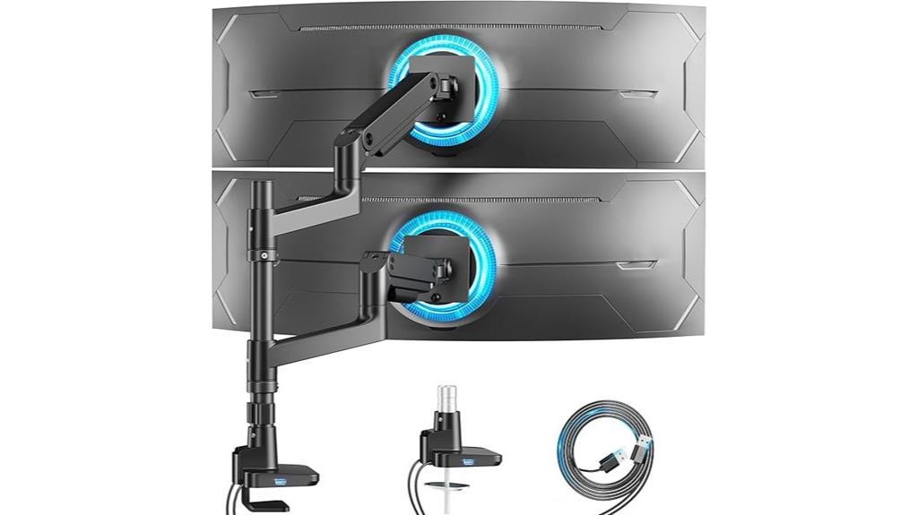 heavy duty ultrawide monitor arm