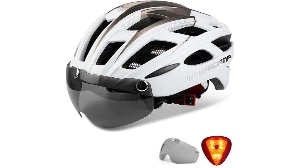 helmet with rear light