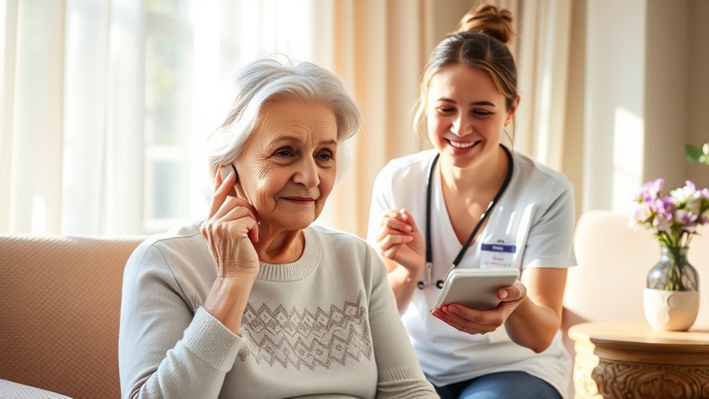 helping elderly hearing impaired