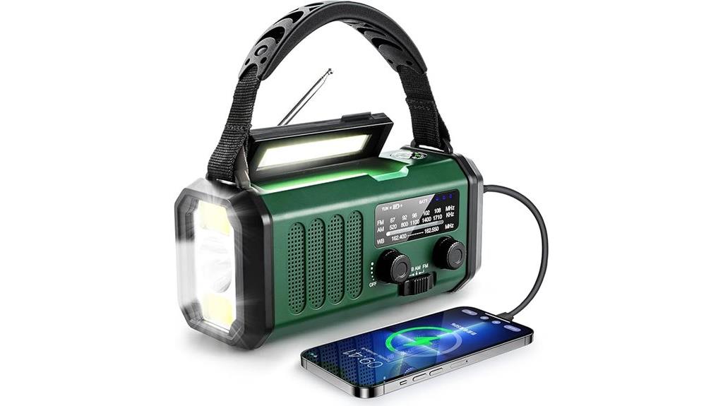 high capacity emergency radio