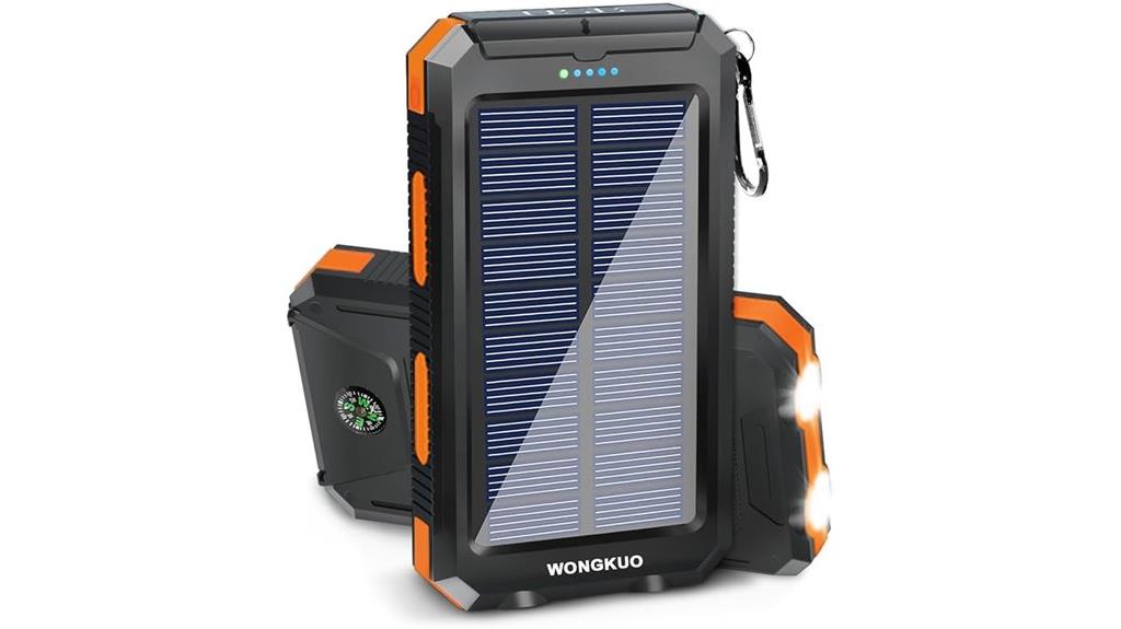 high capacity solar power bank