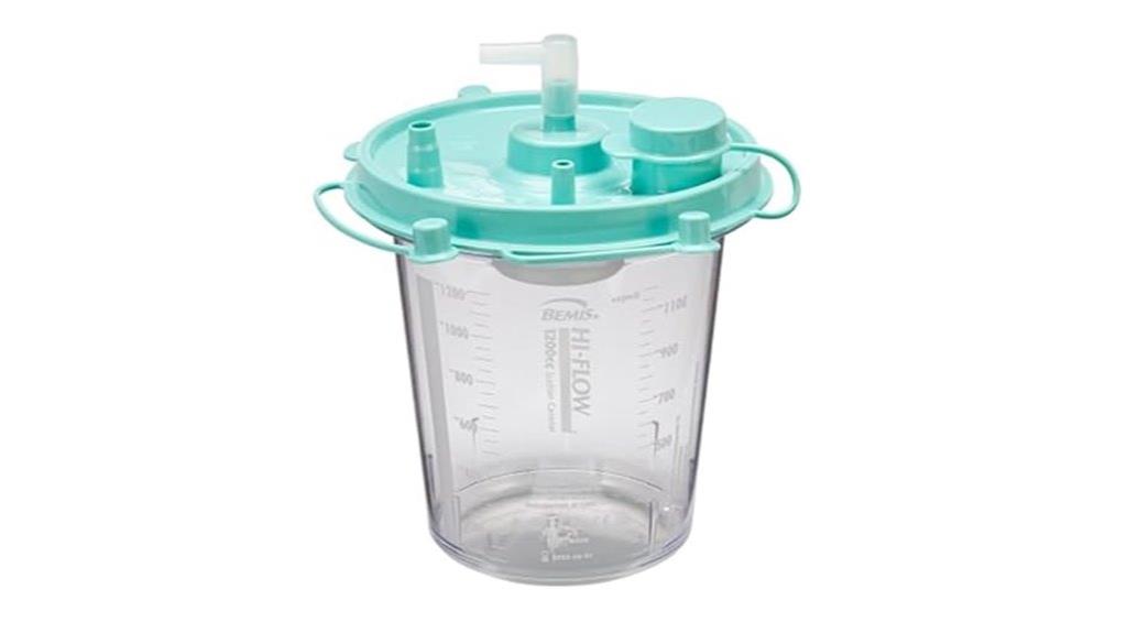 high flow canister capacity