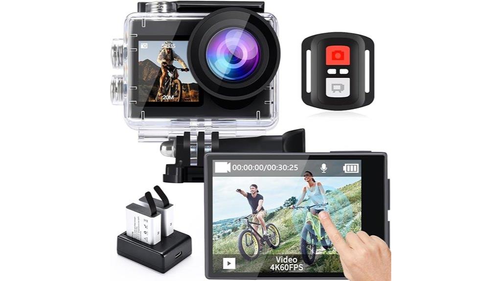 high resolution waterproof action camera