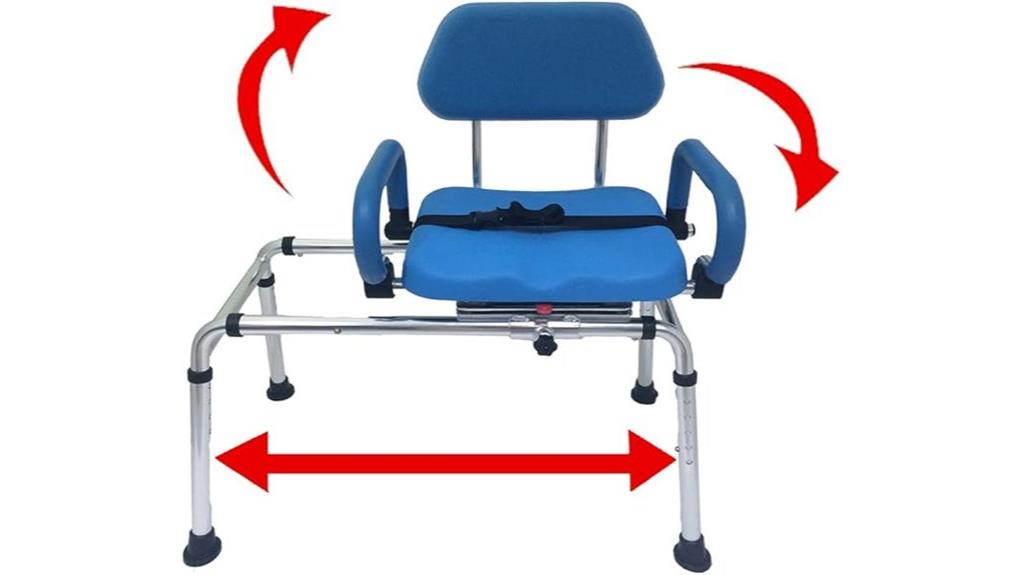 hip transfer shower bench