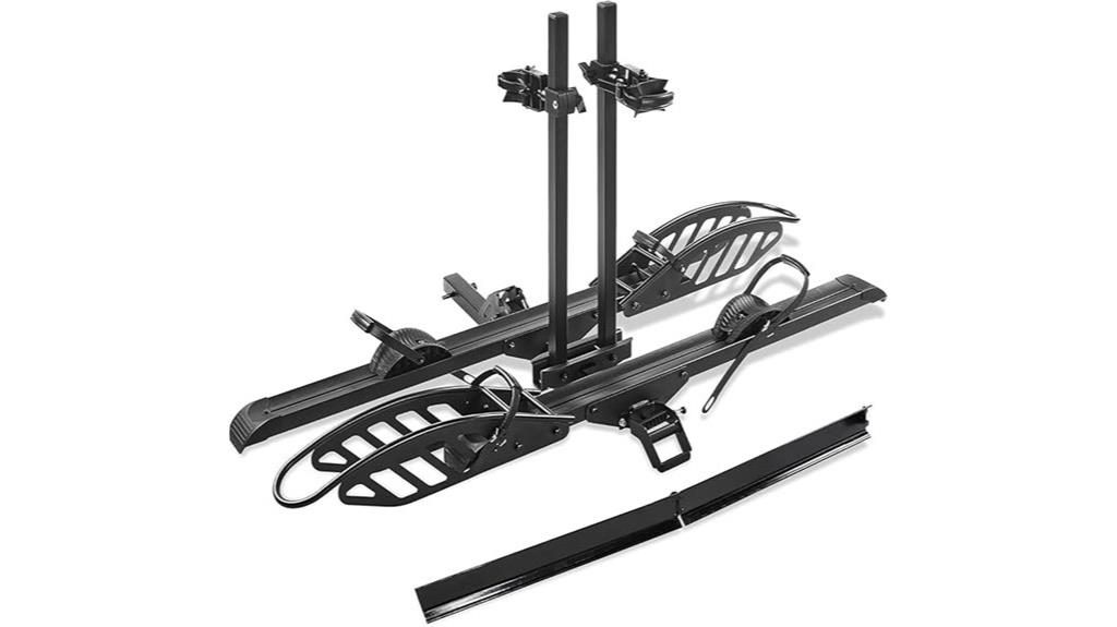 hitch mounted bike rack