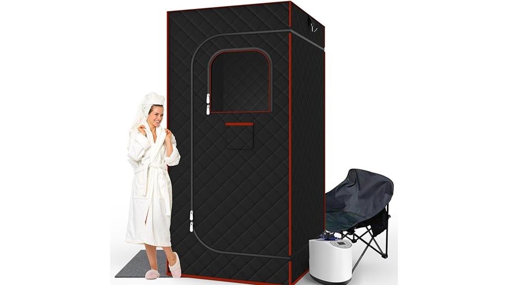 home portable sauna with accessories