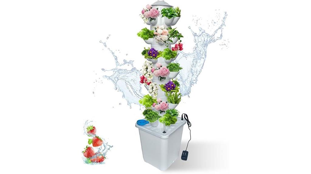 hydroponic tower planting
