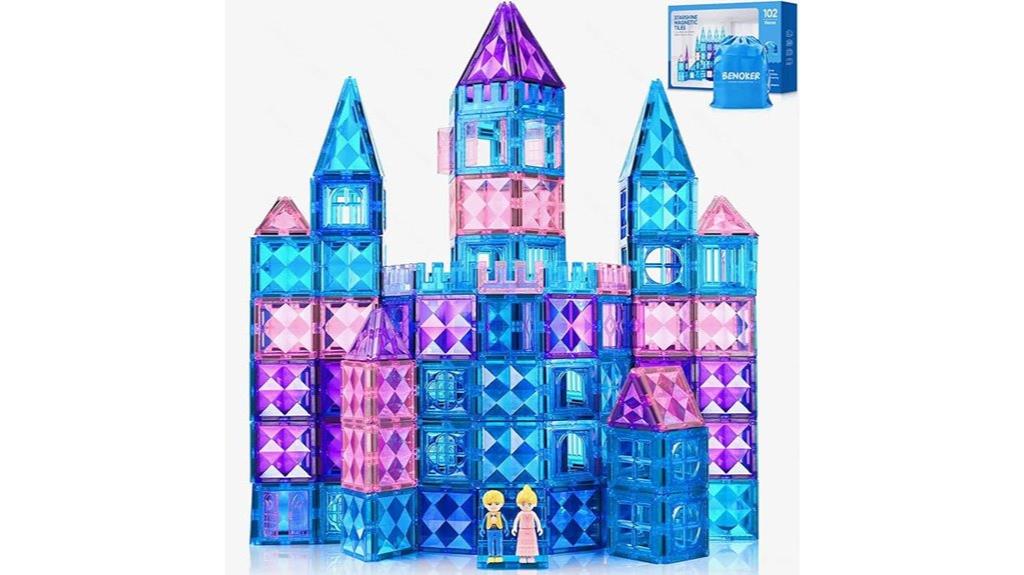 ice castle magnetic tiles