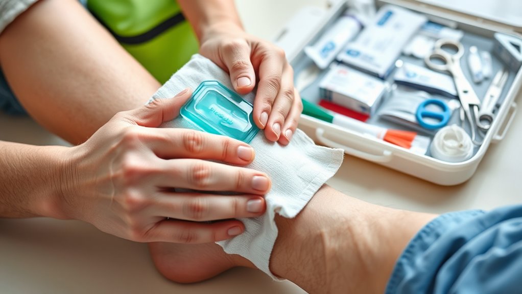 immobilize elevate ice treatment