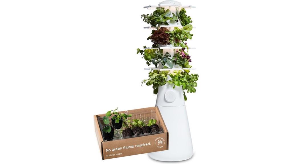 indoor 20 plant hydroponic garden