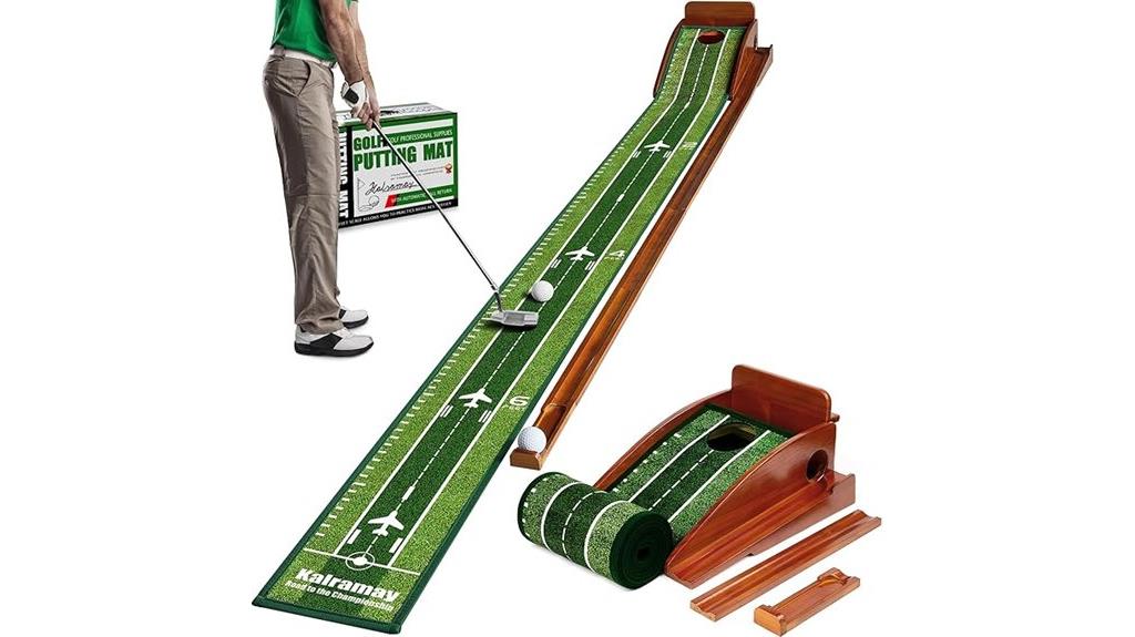 indoor golf practice mat