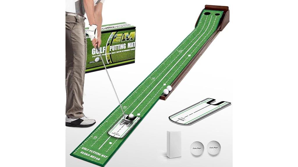 indoor golf practice mat