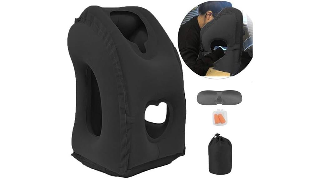 inflatable airplane car pillow