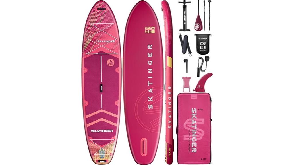 inflatable paddle board set
