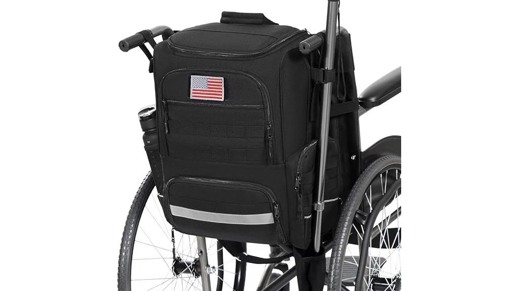 insulated wheelchair backpack for seniors