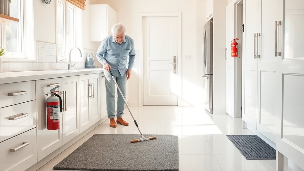 keep walkways free of clutter