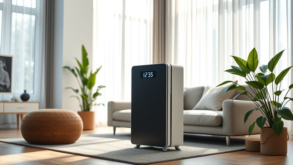 key air purifier features