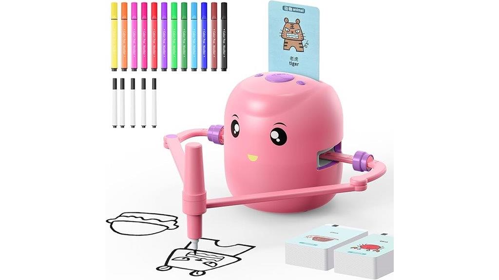 kids voice activated drawing robot