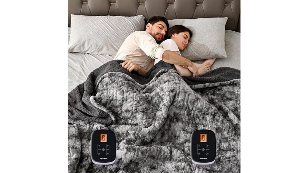 king size dual control blanket