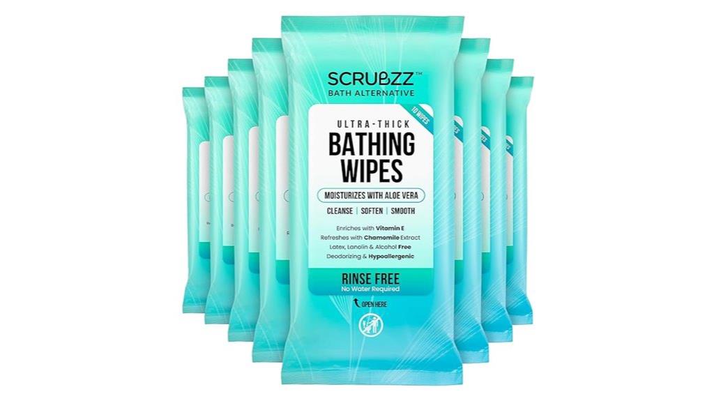 large adult bath wipes