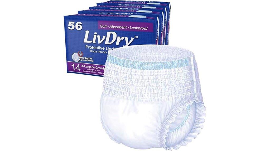 large adult incontinence underwear