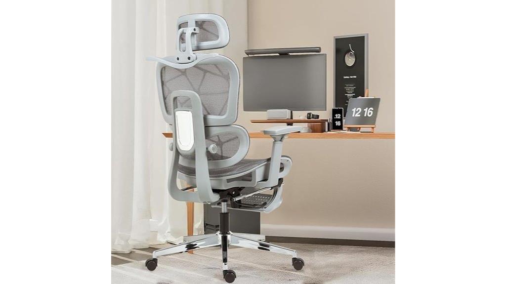 large breathable ergonomic chair