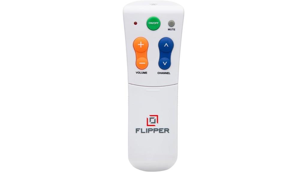 large button tv remote