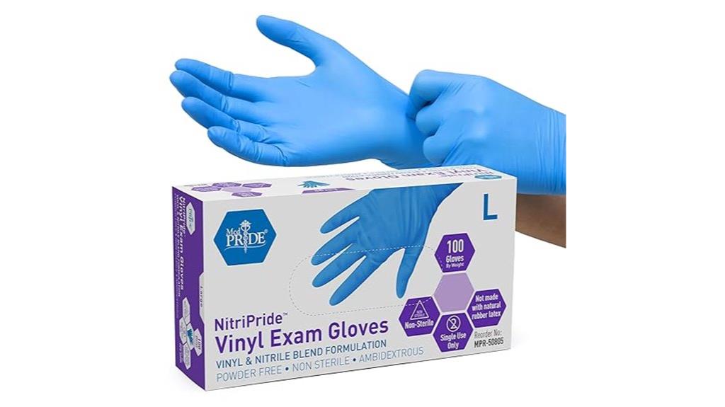 large disposable nitrile gloves