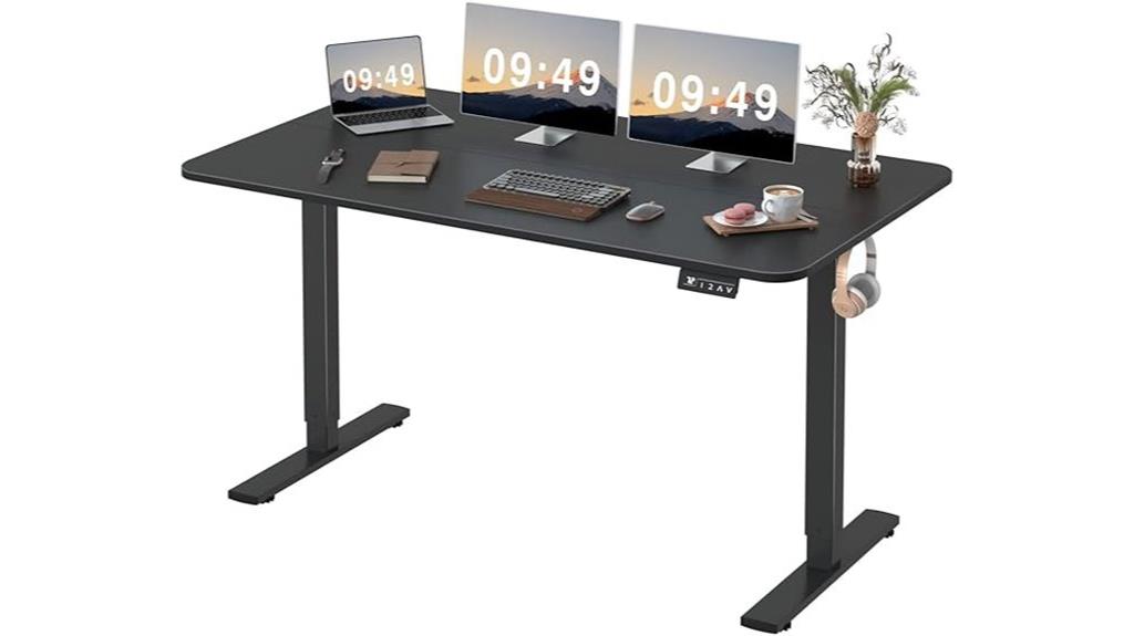 large electric standing desk
