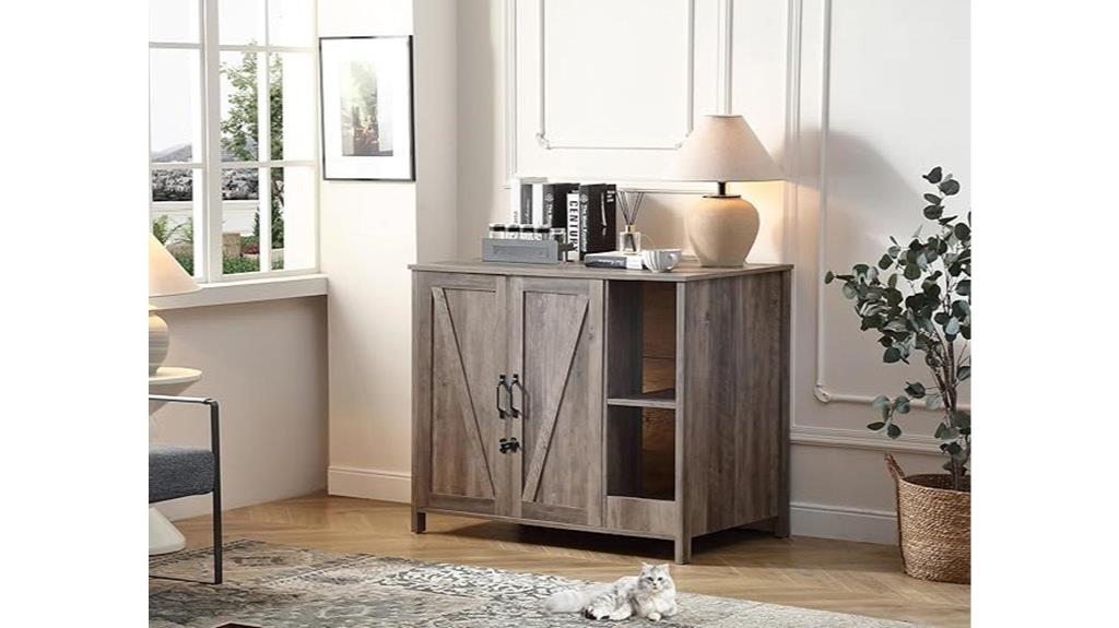 large enclosure with outlets