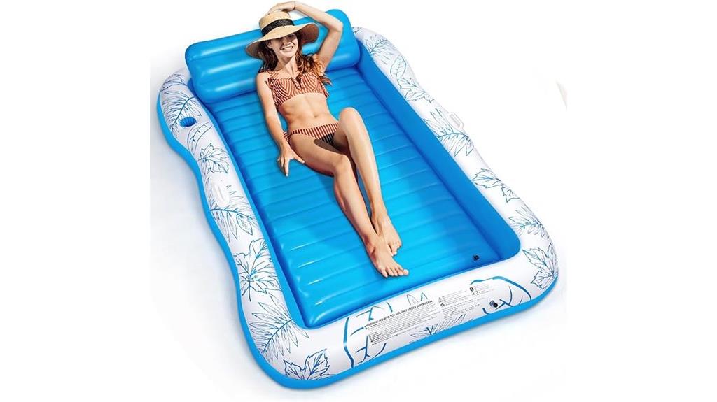 large inflatable pool lounger
