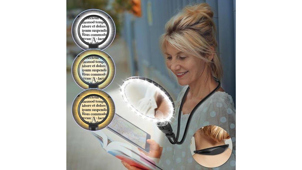 large led magnifier glass