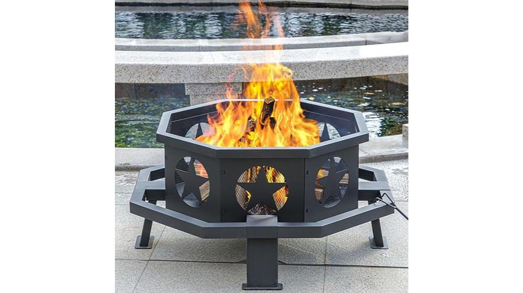 large outdoor fire pit