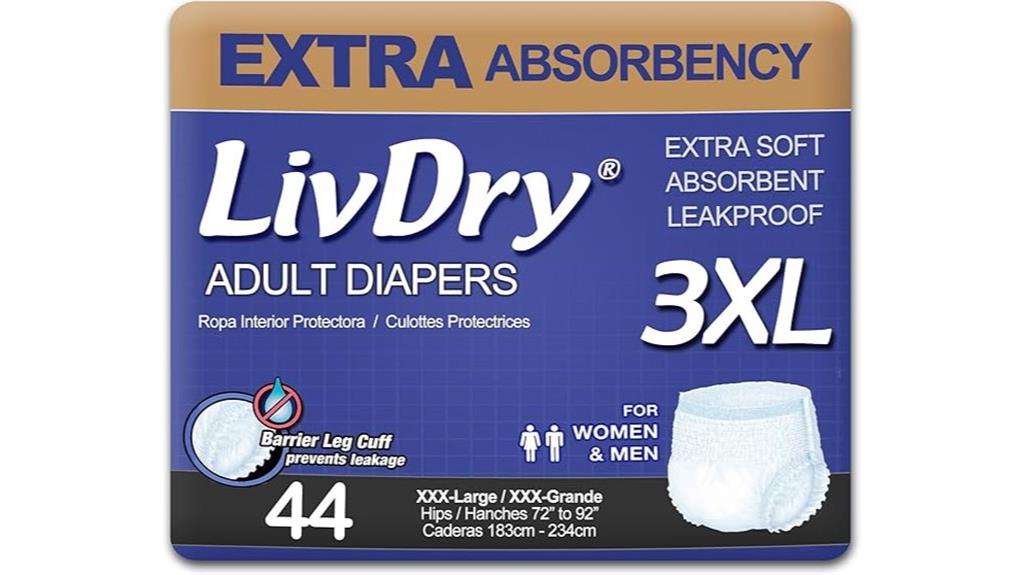 large pack of adult underwear