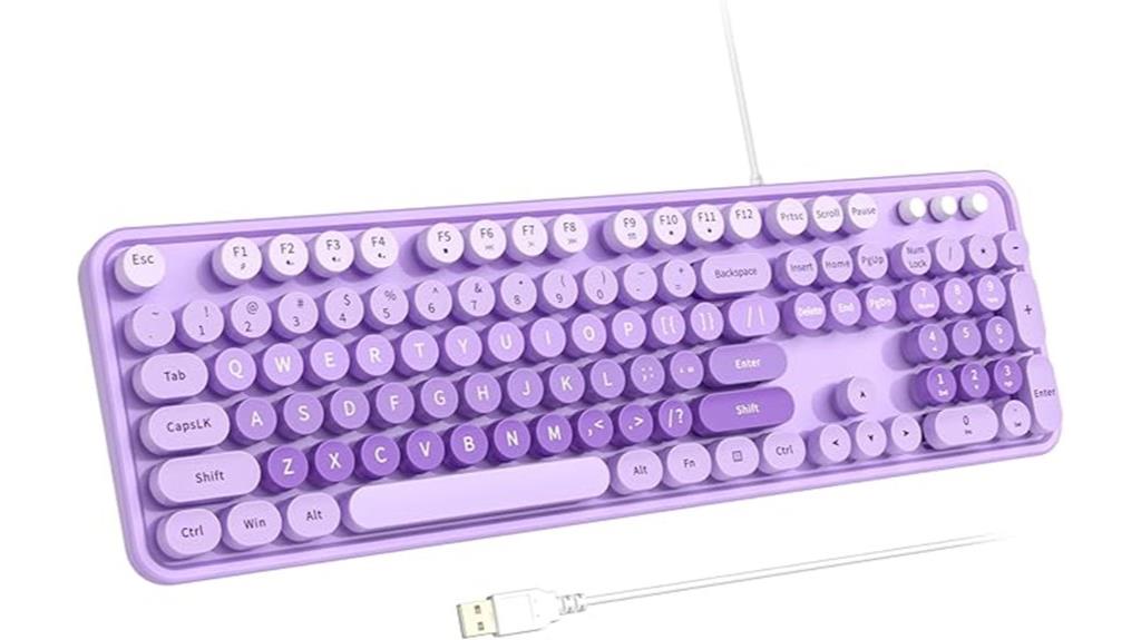 large print wired keyboard