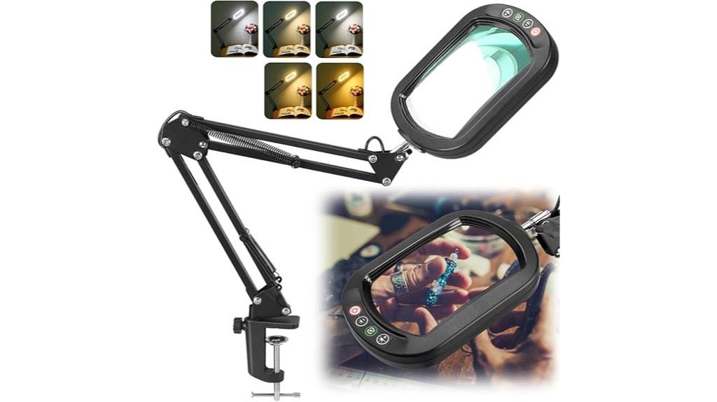 large rectangular lighted magnifier