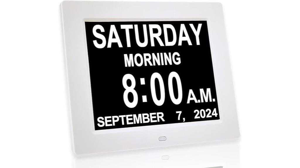 large screen digital alarm