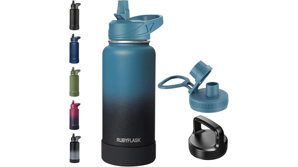 large stainless steel bottle