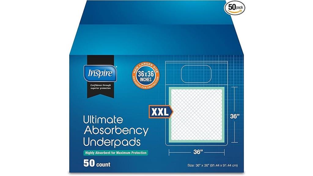 large ultra absorbent pads